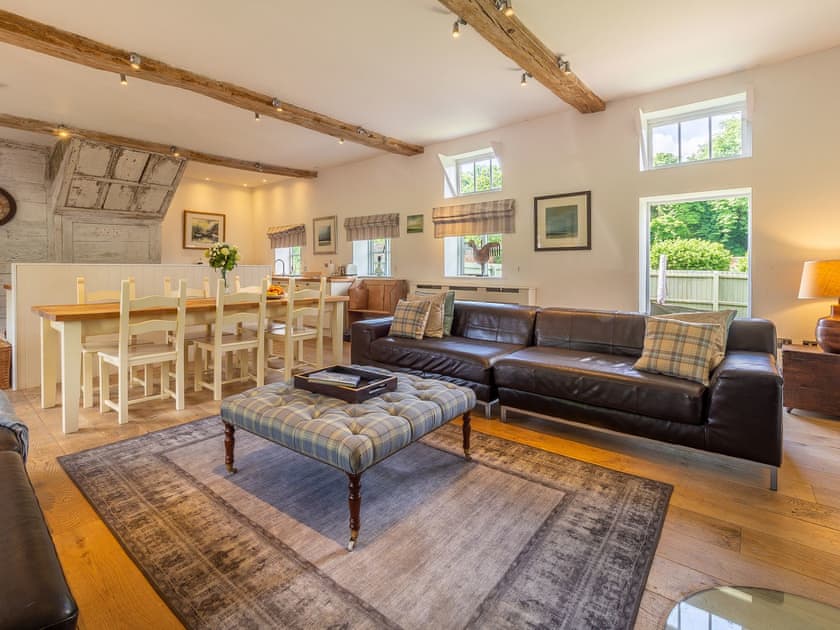 Open plan living space | Belchamp Hall Coach House - Belchamp Cottages, Belchamp Walter