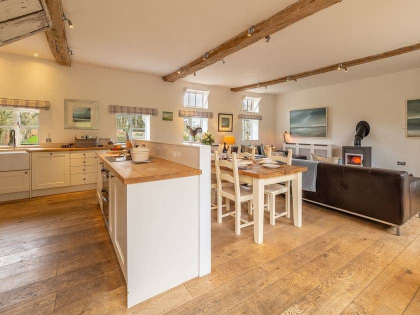 Open plan living space | Belchamp Hall Coach House - Belchamp Cottages, Belchamp Walter