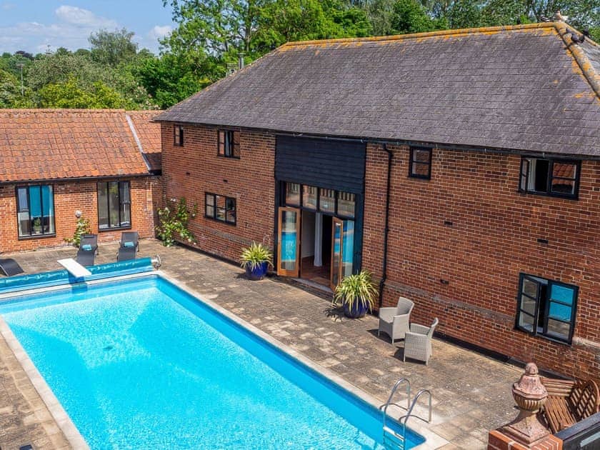 Swimming pool | The Old Barn - Ash Cottages, Semer, near Hadleigh