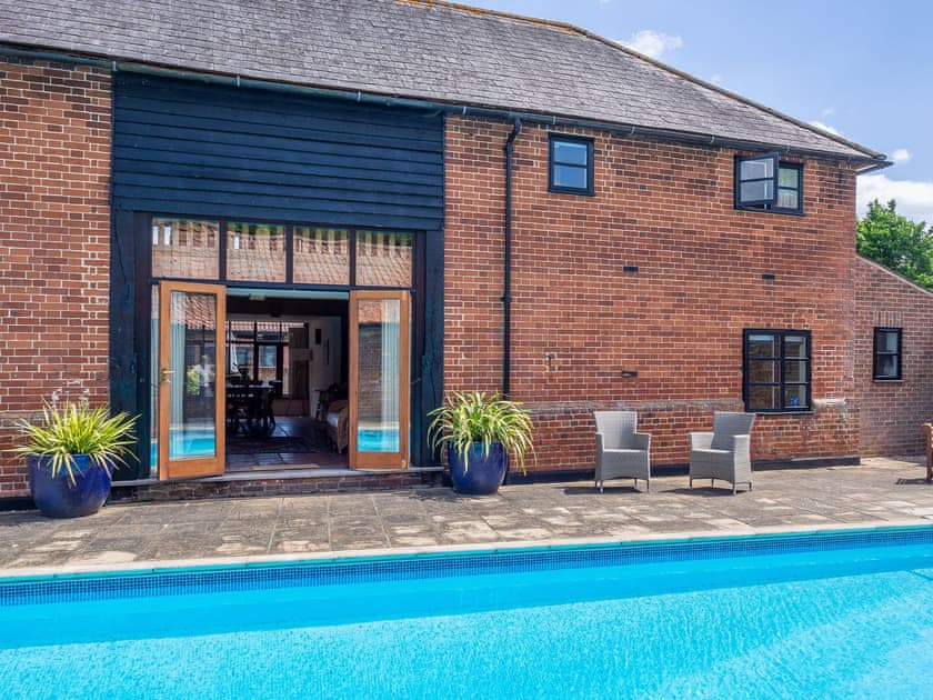 Swimming pool | The Old Barn - Ash Cottages, Semer, near Hadleigh