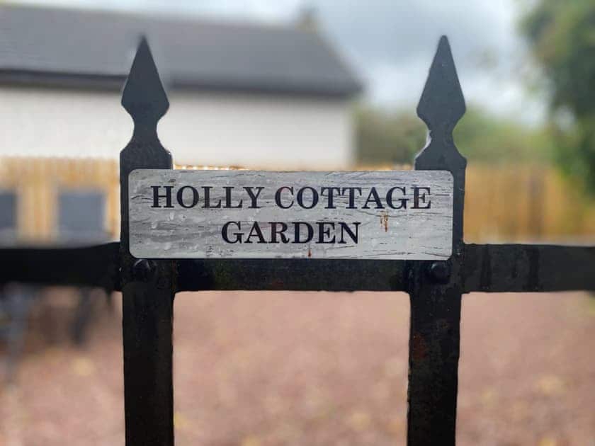 Outdoor area | Holly Cottage, Palnackie, near Castle Douglas