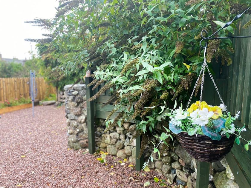 Outdoor area | Holly Cottage, Palnackie, near Castle Douglas
