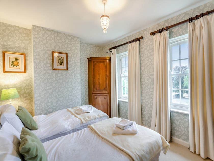Twin bedroom | The Wing at Brook Hall, Wighill, near York