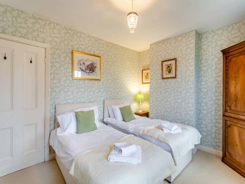 Twin bedroom | The Wing at Brook Hall, Wighill, near York