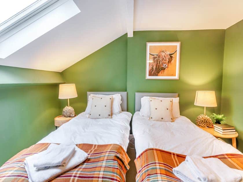Twin bedroom | The Wing at Brook Hall, Wighill, near York