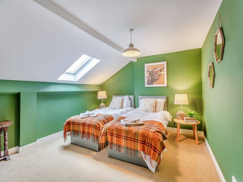 Twin bedroom | The Wing at Brook Hall, Wighill, near York