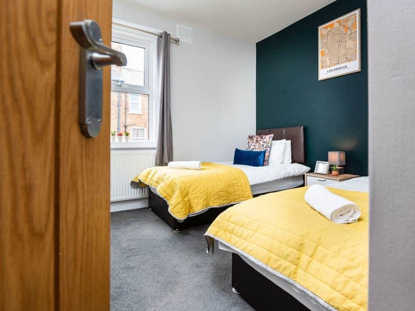 Twin bedroom | Ashville Lodge - Ashville Houses, Scarborough