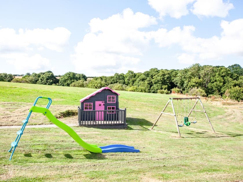 Children’s play area | Sunset - Horselake Farm Cottages, Cheriton Bishop