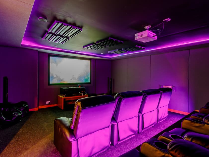 Cinema room | House by the Loch, Loch Duntelchaig, near Inverness
