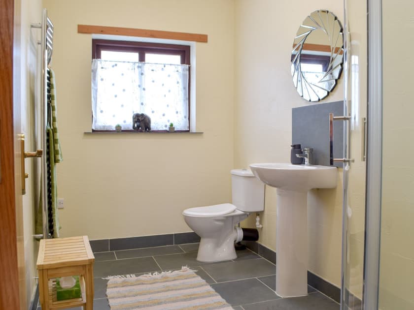 Shower room | Caws Cottage, Lancych, near Cenarth