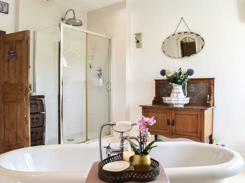 Bathroom | Lea Hall Farmhouse, Tissington, near Ashbourne