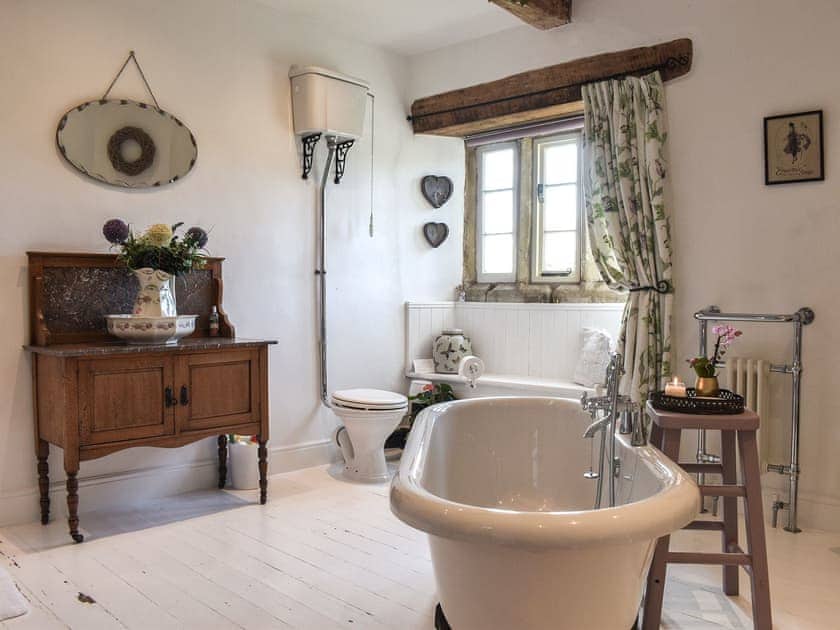 Bathroom | Lea Hall Farmhouse, Tissington, near Ashbourne