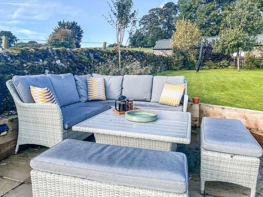 Patio | Lea Hall Farmhouse, Tissington, near Ashbourne