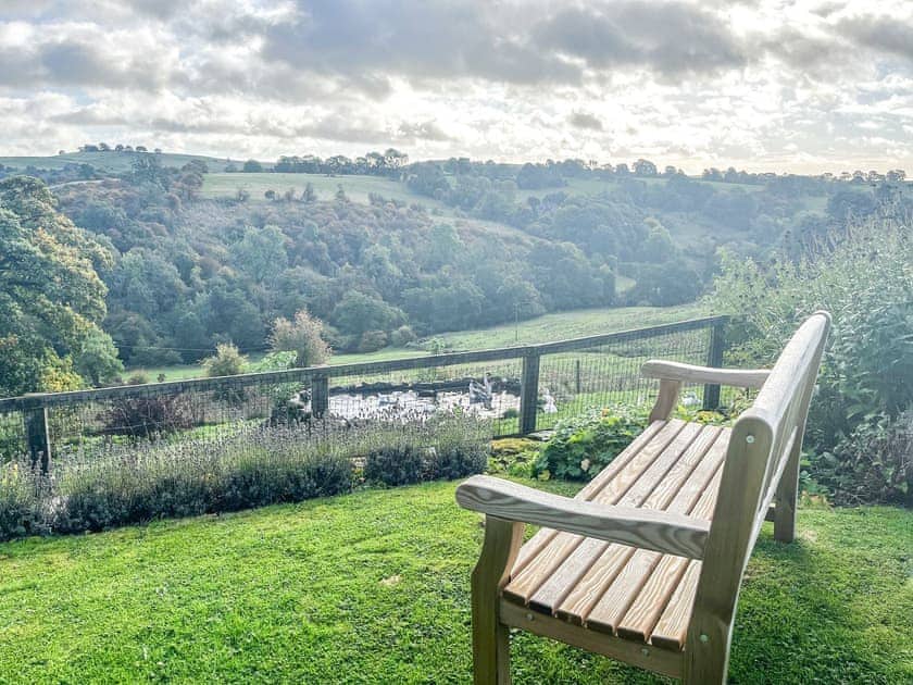 Sitting-out-area | Lea Hall Farmhouse, Tissington, near Ashbourne