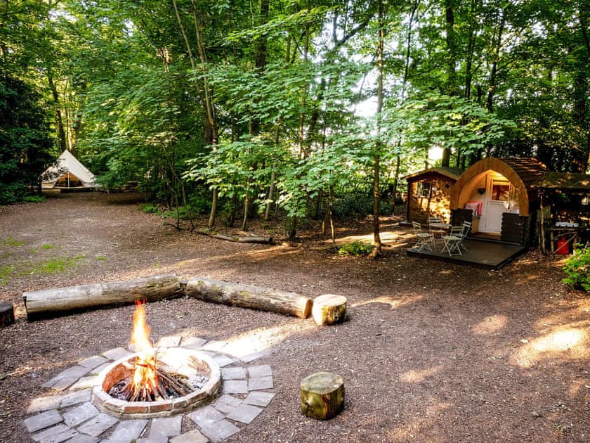 Setting | Bluebelle - Hollington Park Glamping, Woolton Hill, nr Newbury