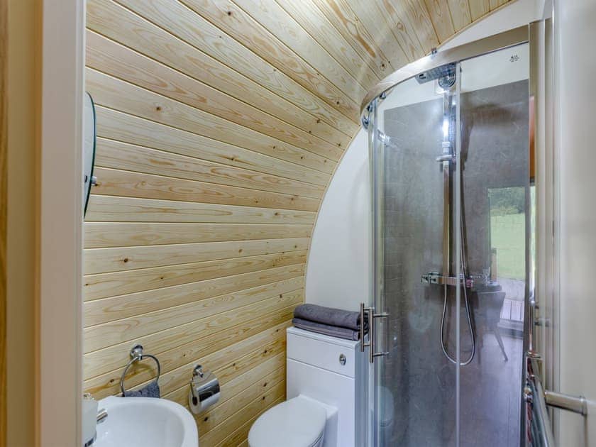 Shower room | Brook Valley Glamping-Elm - Brook Valley Glamping, Llanfair Caereinion