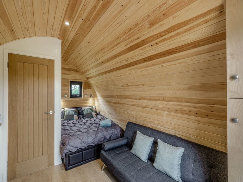 Open plan living space | Brook Valley Glamping-Beech - Brook Valley Glamping, Llanfair Caereinion