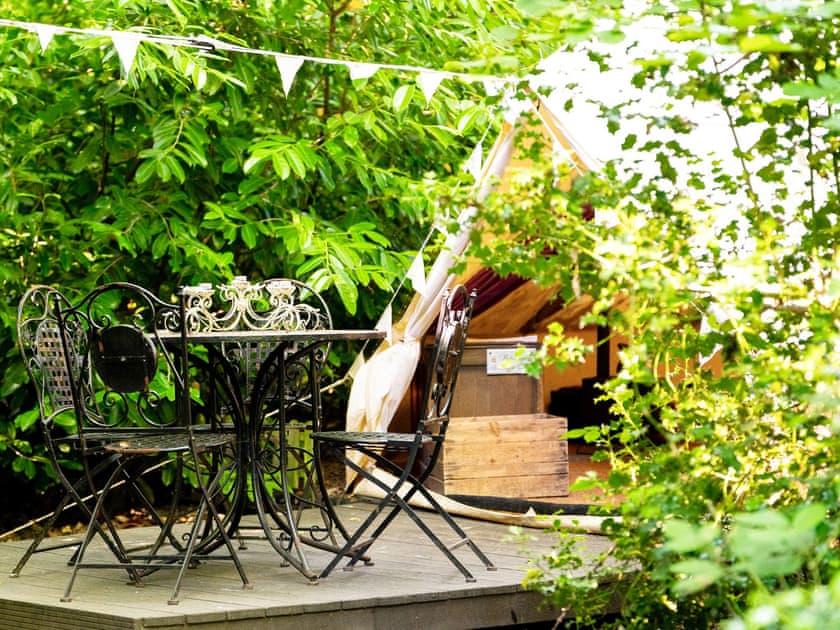 Decking | Bedouin - Hollington Park Glamping, Woolton Hill, nr Newbury