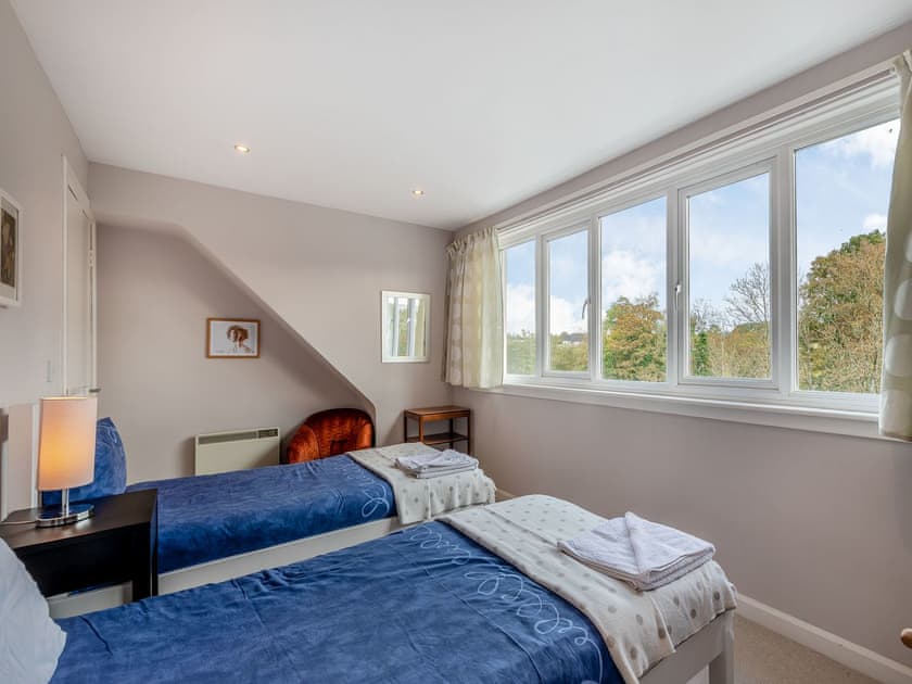 Twin bedroom | Auntie Sheila’s Cottage, Balfron Station, near Glasgow
