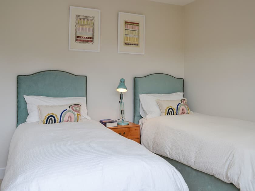 Twin bedroom | Myreside Cottage, Meigle