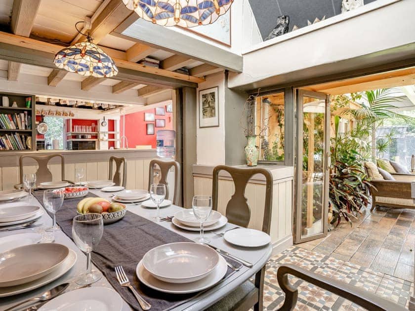 Dining room | Pistyll Bach - Eco Retreats, Capel Isaac