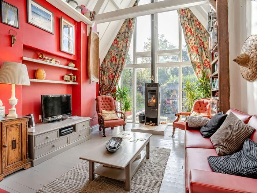 Living room | Pistyll Bach - Eco Retreats, Capel Isaac