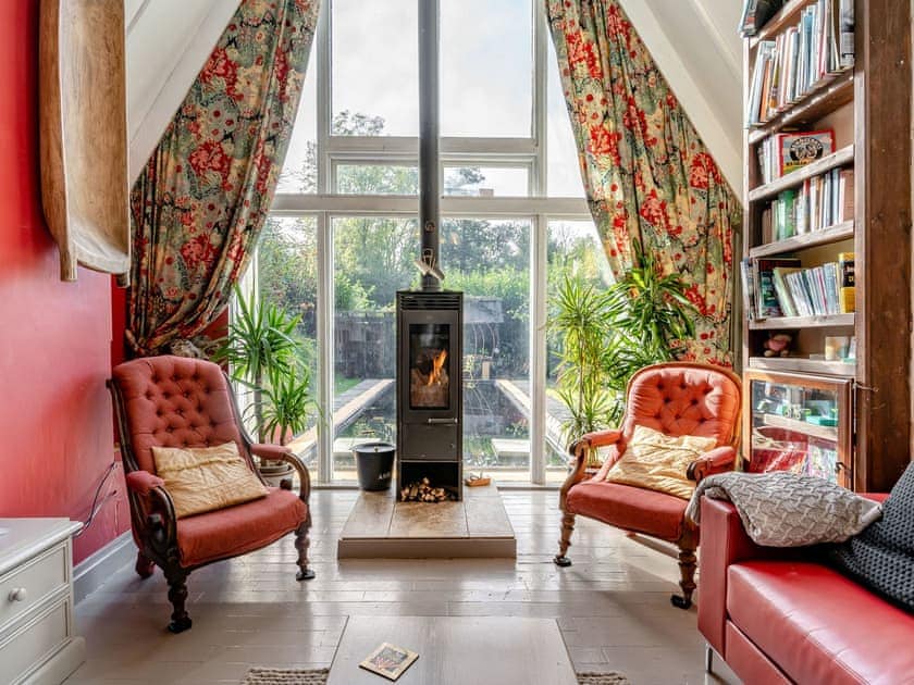 Living room | Pistyll Bach - Eco Retreats, Capel Isaac