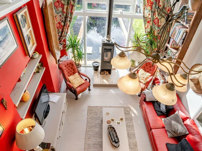 Living room | Pistyll Bach - Eco Retreats, Capel Isaac