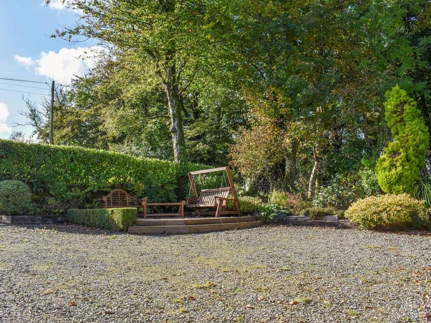 Outdoor area | Ysgubor Blaenparc Barn - Blaenparc, Dihewyd<br />, near Aberaeron