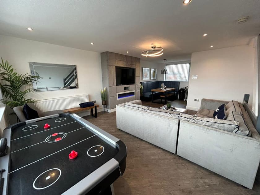 Open plan living space | Seaview House, Thornton-Cleveleys, near Blackpool