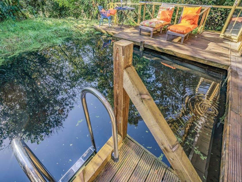 Swimming pool | The Berm - Eco Retreats, Capel Isaac