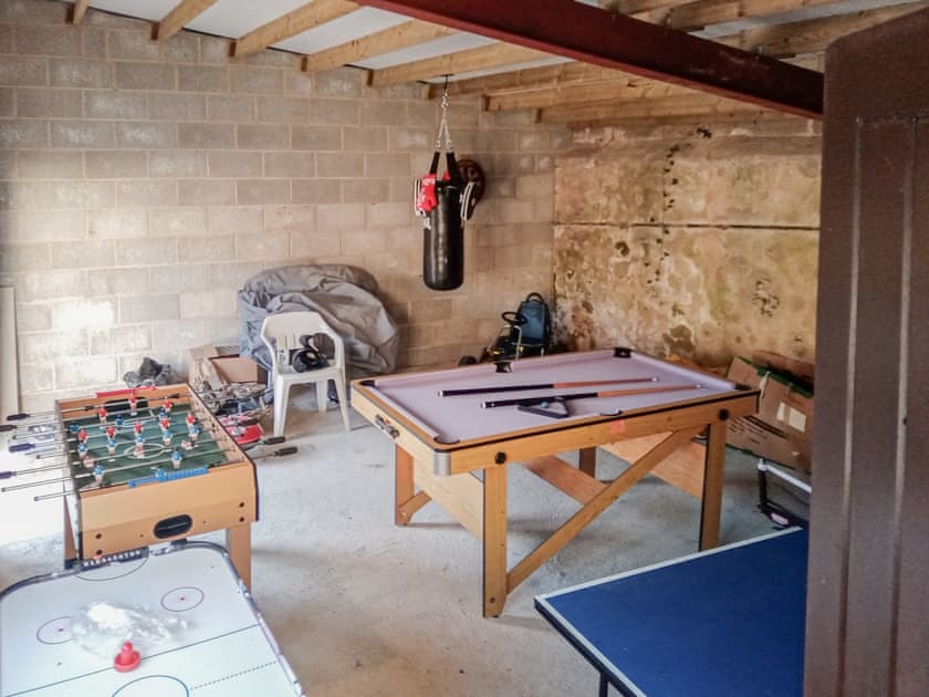 Games room | Bucknole FarmThe Old Shippon, Northleigh, near Honiton