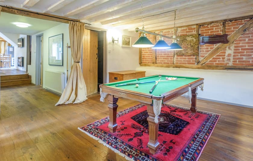 Games room | Old Hall Barn - Aldeburgh Coastal Cottages, Darsham, near Saxmundham