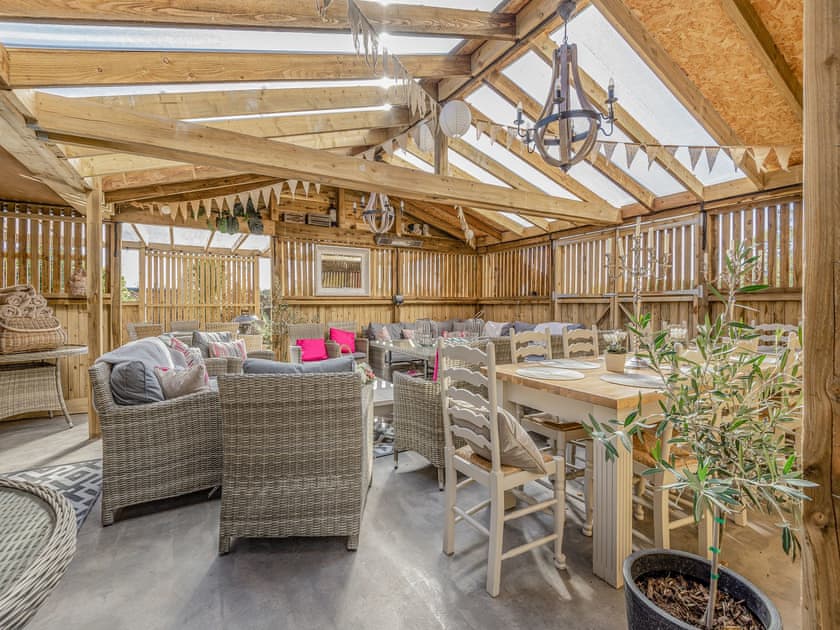 Outdoor area | Willington Lodge, Horsemans Green