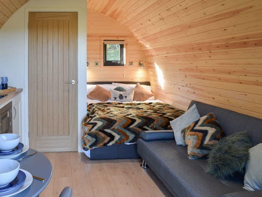 Open plan living space | Glampio Trysor Merddwr - Glampio Trysor, Corwen, near Bala