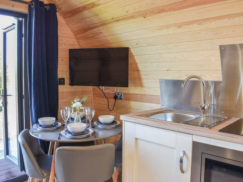 Kitchen area | Glampio Trysor Merddwr - Glampio Trysor, Corwen, near Bala