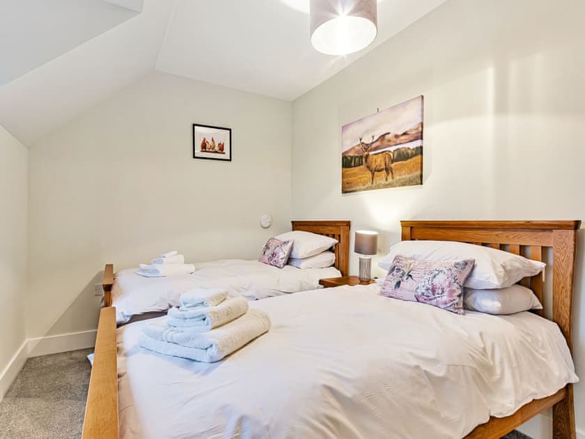 Twin bedroom | Gartclach - Gartclach Farm, Gartmore, near Stirling