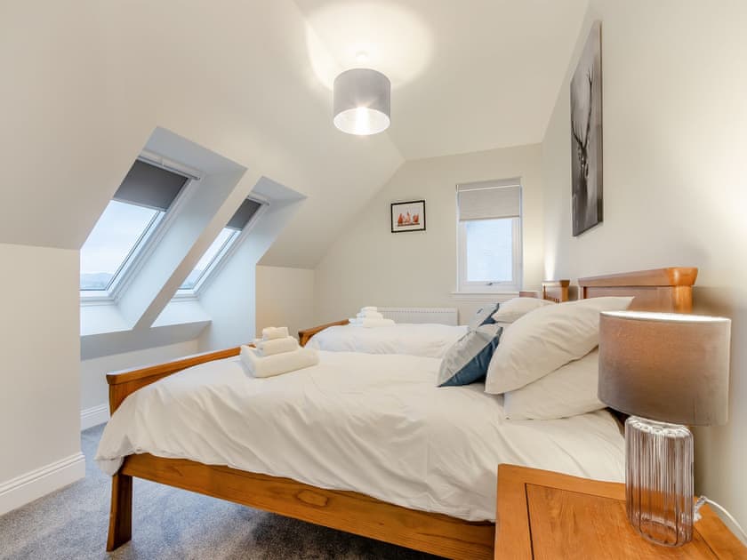 Twin bedroom | Iora Rua - Gartclach Farm, Gartmore, near Stirling