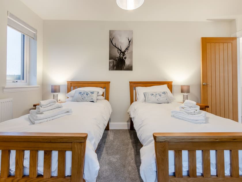 Twin bedroom | Iora Rua - Gartclach Farm, Gartmore, near Stirling