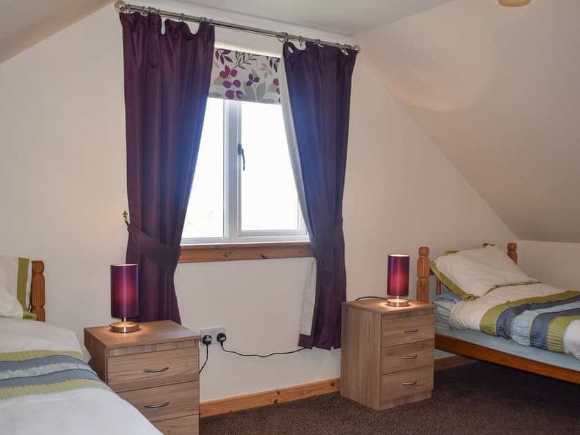 Twin bedroom | Lochboisdale Cottage, Lochboisdale