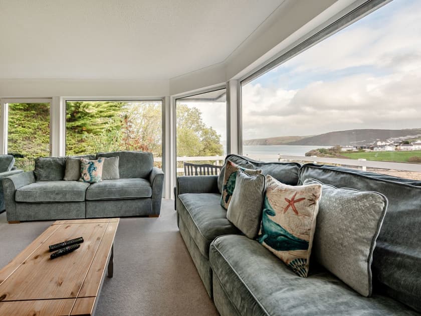Living room | Five Bays View, Aberporth