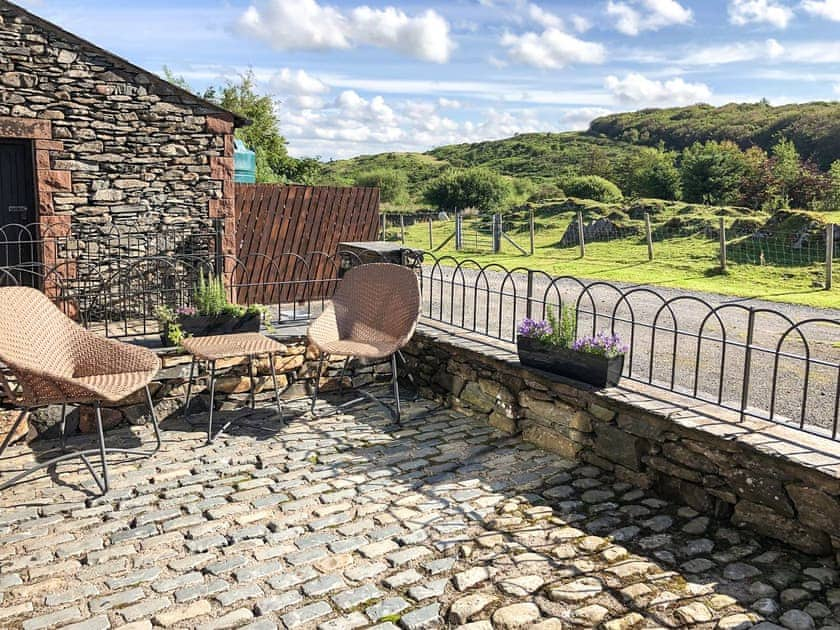 Patio | Coal Yeat Cottages - Methera Cottage - Coal Yeat Cottages , Broughton Beck