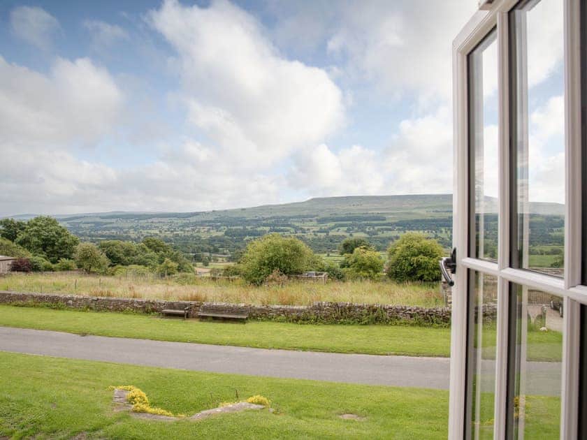 Glorious view from the bedroom | Lawson’s Studio, Castle Bolton, near Leyburn