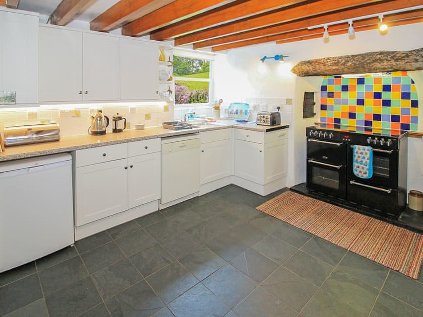 Kitchen/diner (middle ground floor level) | Former Farmhouse, Llanbedr