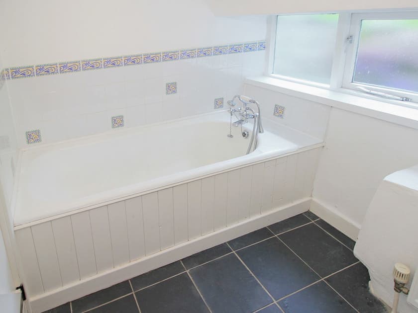 Bathroom (upper ground floor level) | Former Farmhouse, Llanbedr