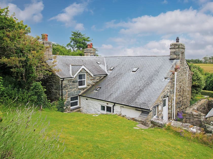 Back Garden which is shared by another 2 cottages  | Former Farmhouse, Llanbedr