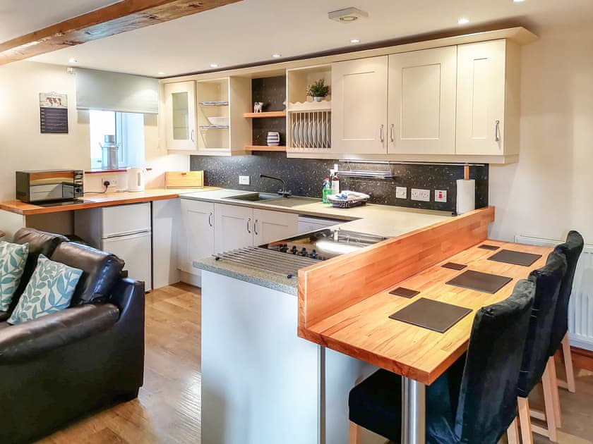 Kitchen and dining area | Milking Parlour - Cotterill Farm, Biggin by Hartington, near Buxton