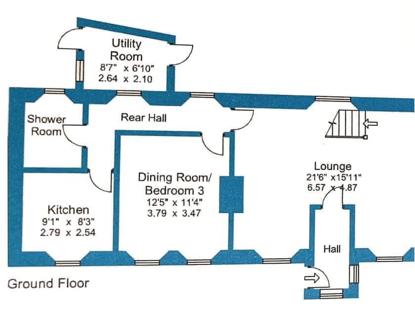 Floor plan | Holly Cottage, Palnackie, near Castle Douglas