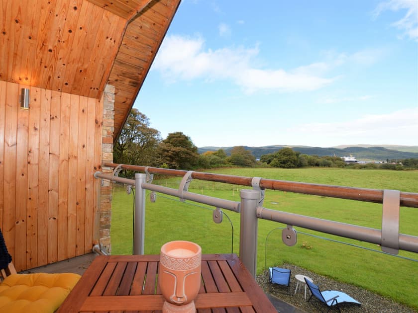 Balcony View | Kennacraig Lodge, Tarbert