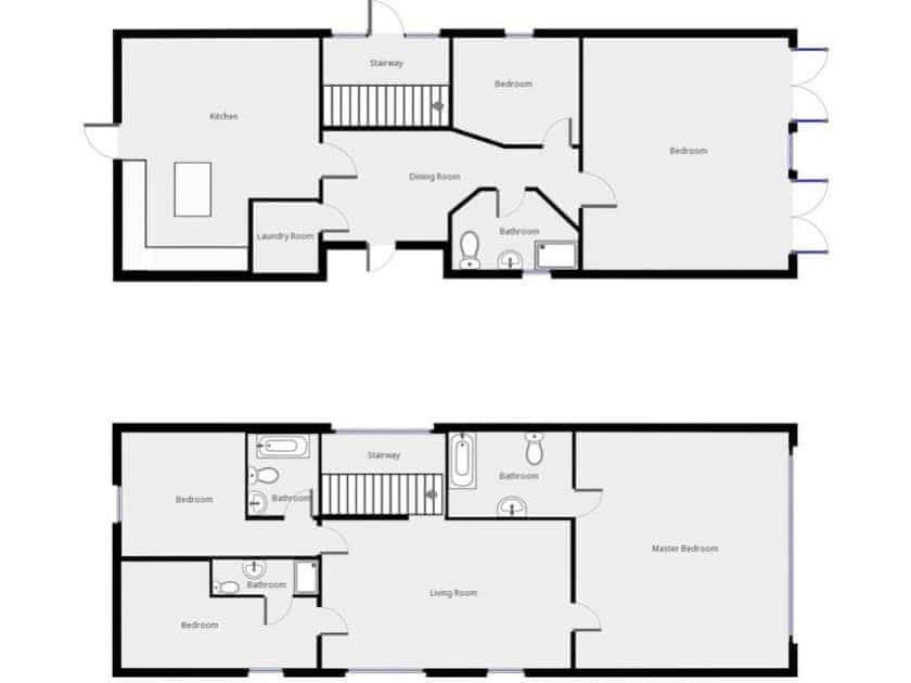 Floor plan | The Barn - Champernhayes, Wooton Fitzpaine, near Charmouth